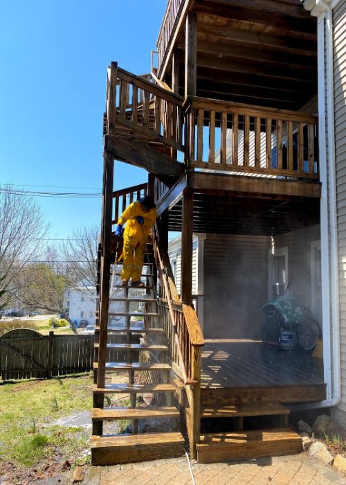 deck cleaning new london county ct 4