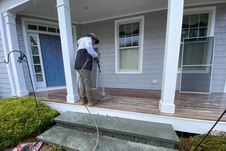 deck cleaning new london county ct 5