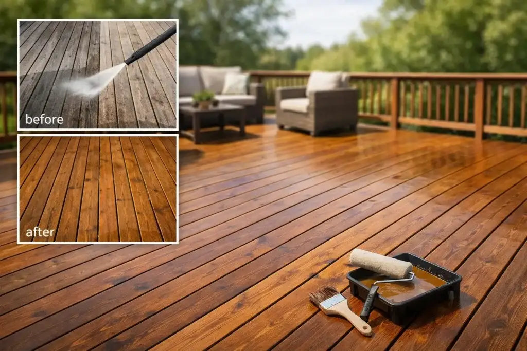 Deck Cleaning and Sealing Services That Last