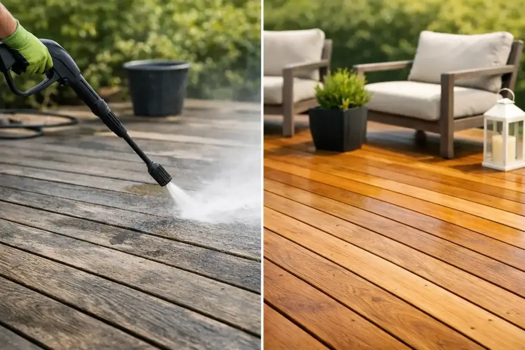 How to Brighten a Gray Deck Safely 2 How to Brighten a Gray Deck Safely