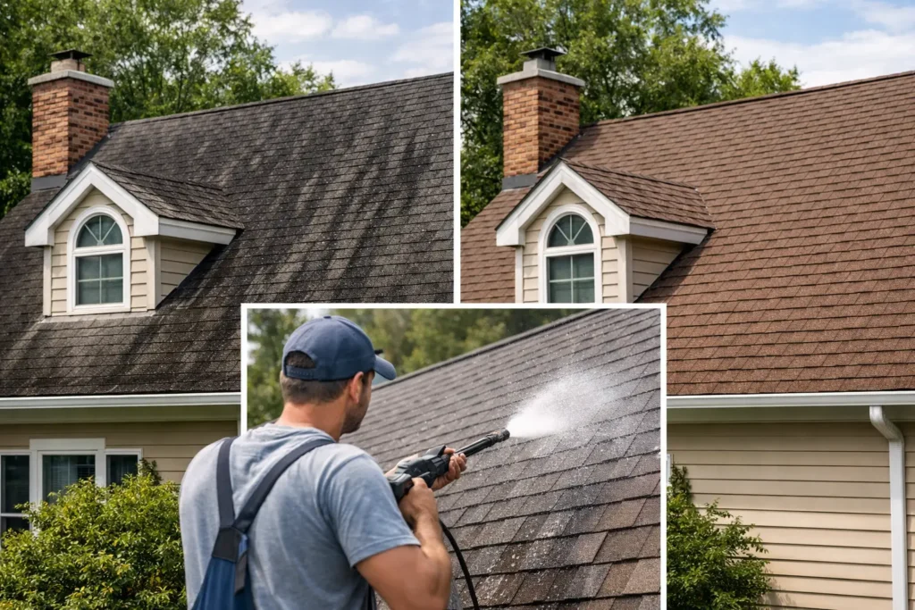 Roof Stain Removal Success Story That Lasts 2 Roof Stain Removal Success Story That Lasts