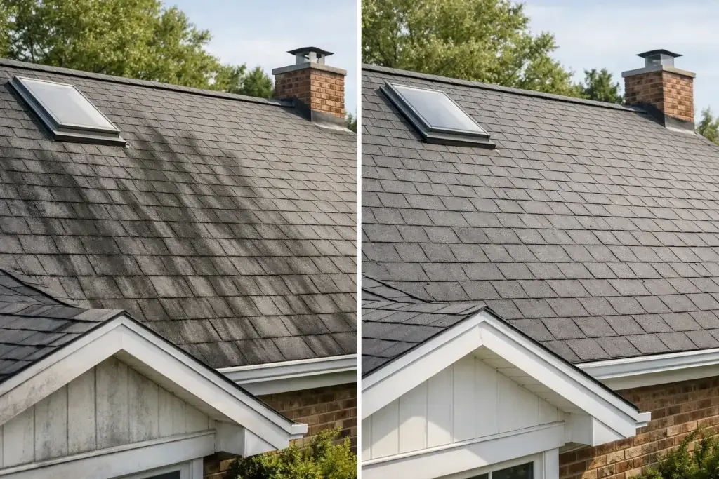 What Causes Black Streaks on Roof?