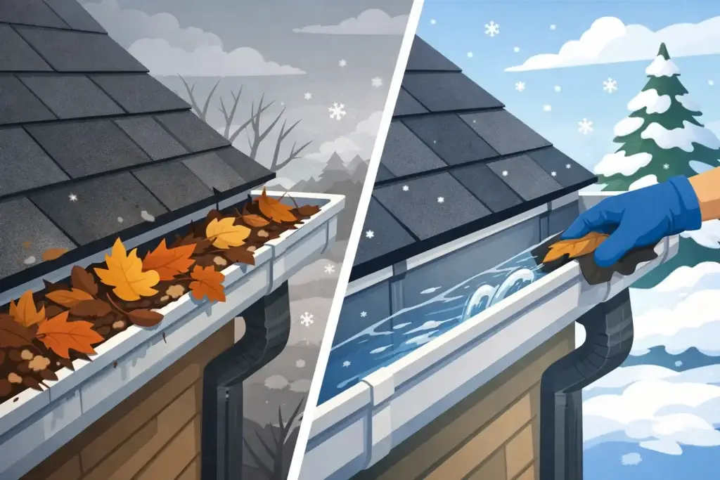 Why Gutter Cleaning Before Winter Matters