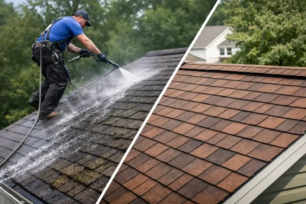 A Guide to Safe Roof Washing in Connecticut