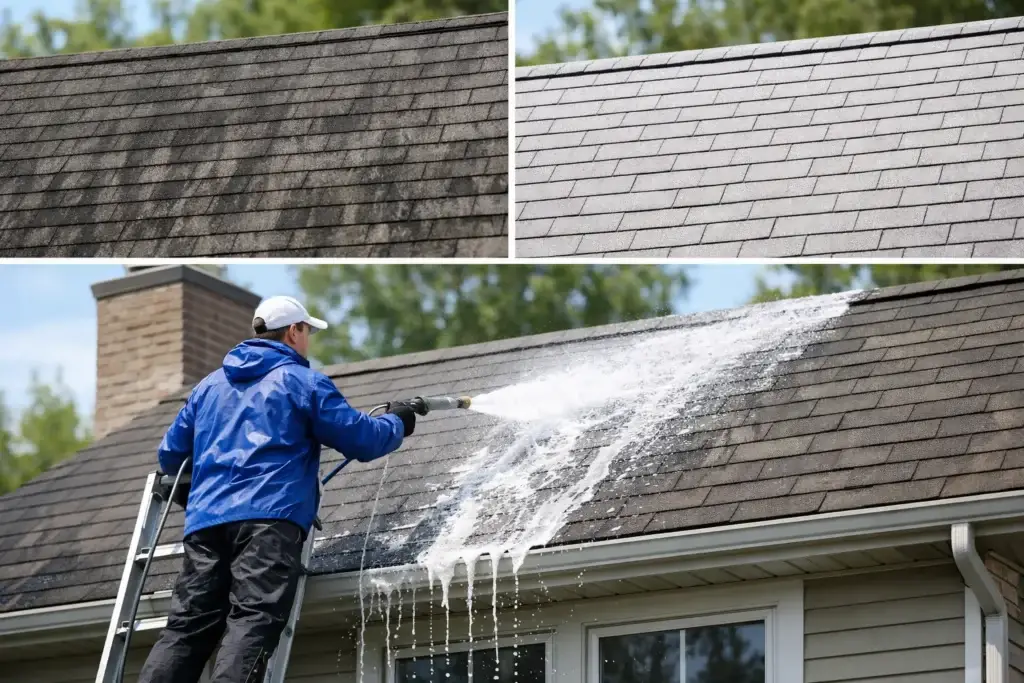 Roof Washing That Protects Your Home and Shingles 2 Roof Washing That Protects Your Home and Shingles