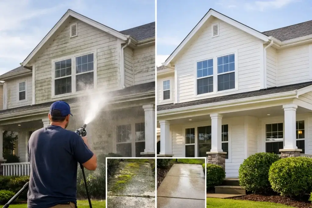 House Washing New London Homeowners Can Trust