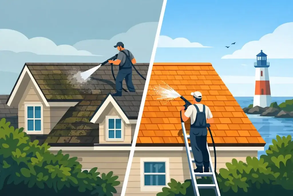 Roof Cleaning Stonington Homeowners Can Trust