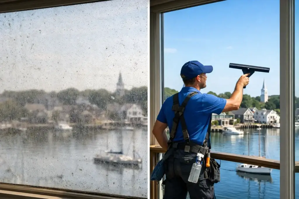 Window Cleaning Mystic for Clearer, Safer Views