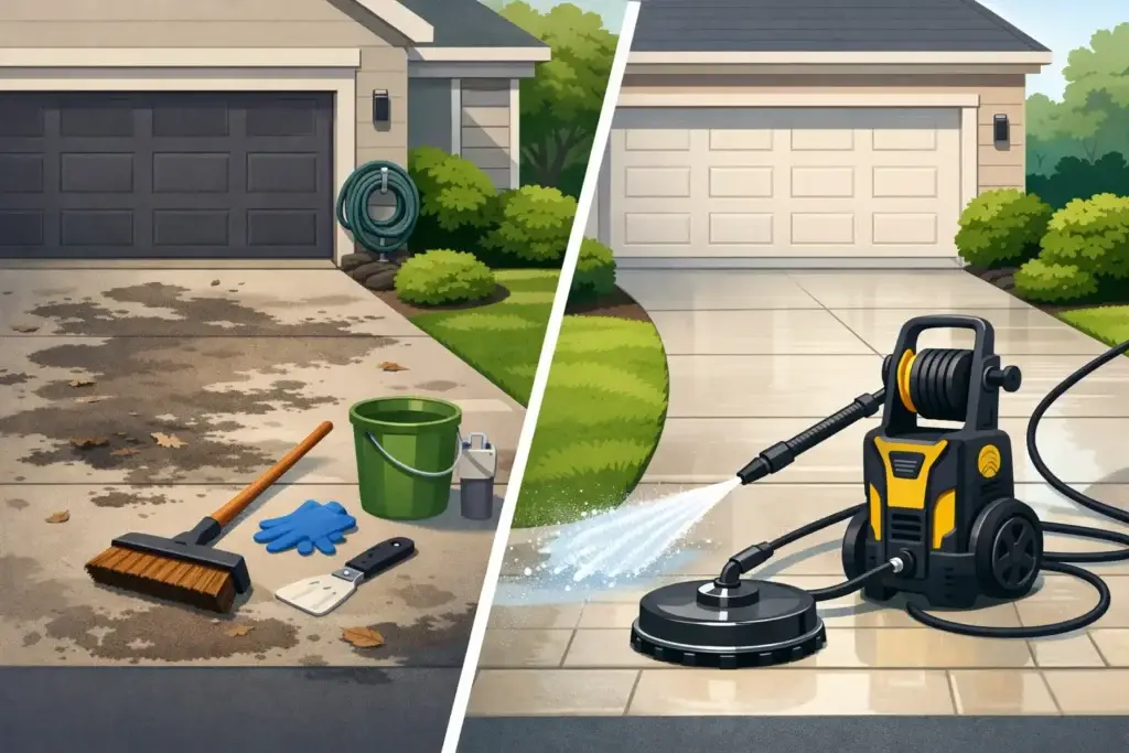How to Prepare Driveway for Power Washing