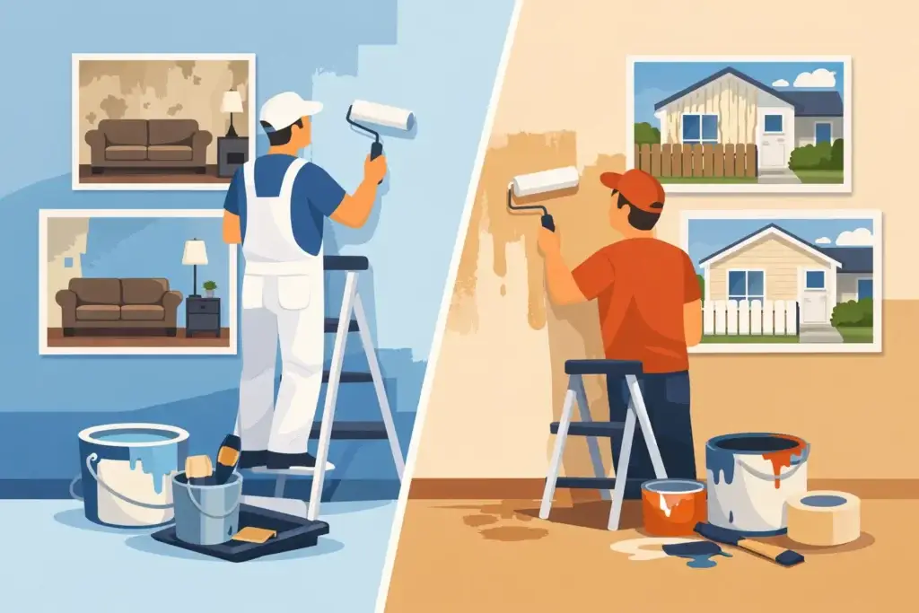 Professional Painters Versus DIY: Which Pays Off?